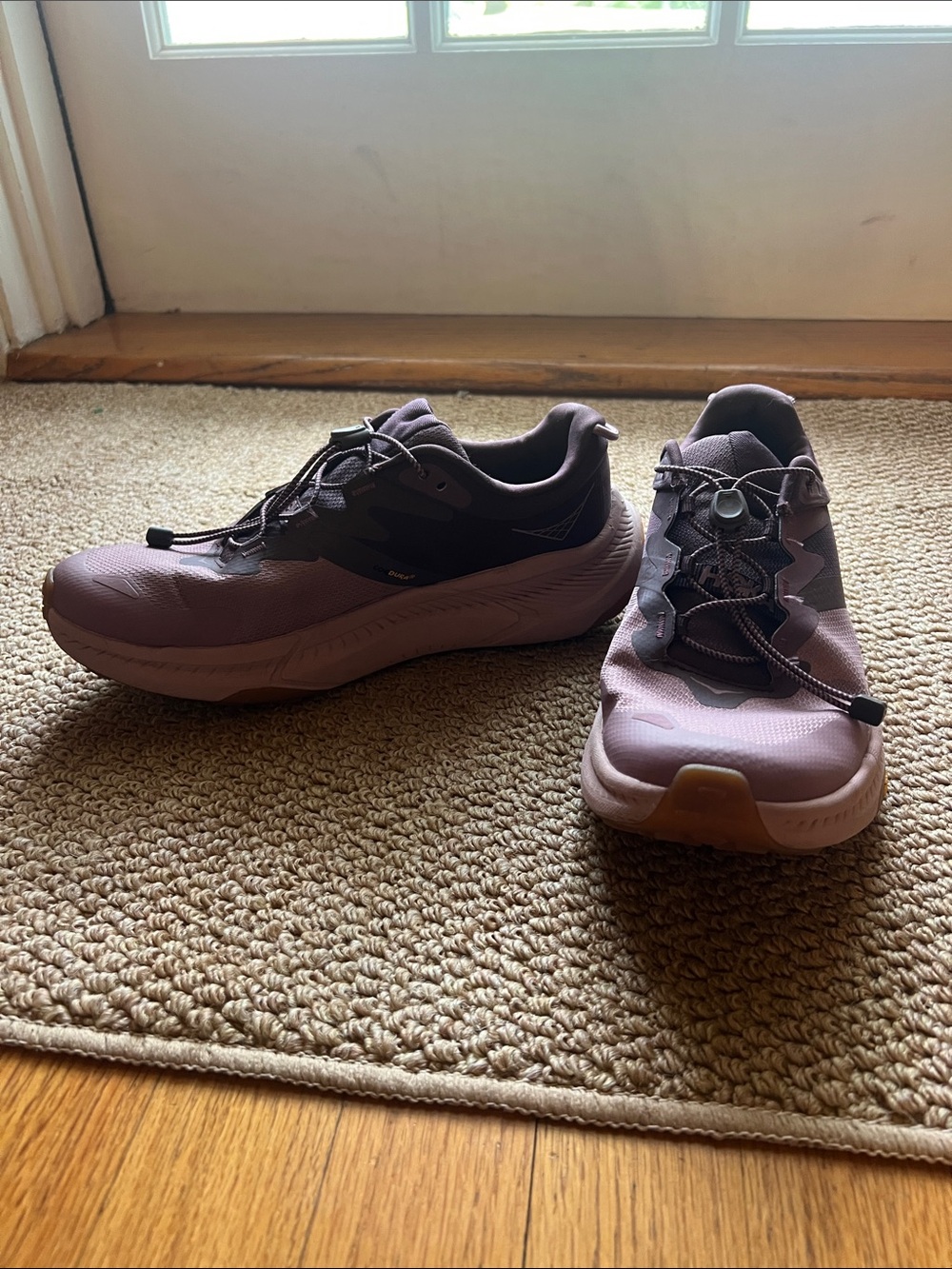 HOKA Women’s Transport Sneakers in color Raisin